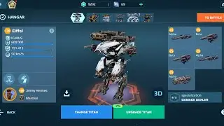 Eiffel Venire | Full Machine gun Overpowered | War Robots Gameplay 