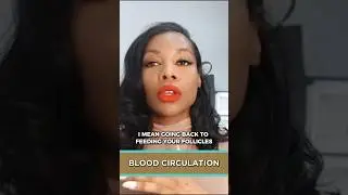 Blood Circulation for Thicker Hair! #haircare #hair