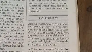 Lectura en vivo del cap&iacute;tulo 29 de Mos&iacute;ah/ Libro de Mormon