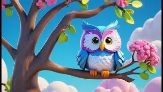 Nina Owl Counts the Clouds 🌥️ | Fun Learning Song for Kids | Toddler Counting Rhyme