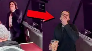 Eating Popcorn just like Tom Cruise