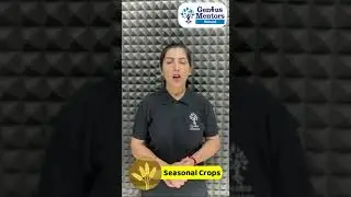 Seasonal Crops #shorts||Genius Mentors School