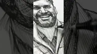 Bold Pen Drawing Portrait! 🎨 Custom Commission Brilliance