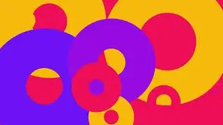 Fondo animado circulo colores | Background Looped Animation | Free Version