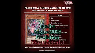 Yu-Gi-Oh! Banlist Prediction August 2025 Thoughts on what Konami may do