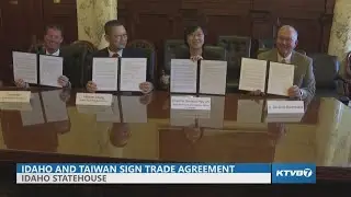 Idaho and Taiwan sign $1.2 billion wheat trade agreement