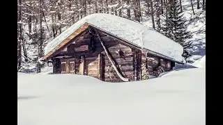 Eine Wintergeschichte  eingeschneit mit einem Fremden