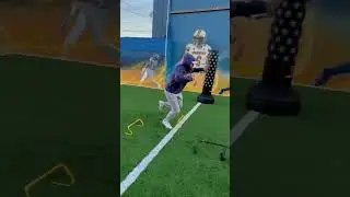 Run The Rock 🪨 #runningback #wr #nfl #sports #agility #speed #footwork #fitness