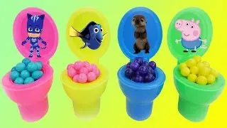 Best Learning Colors Video for Children Crayon Balls Surprise Toys Paw Patrol 16 Play Doh Nick Jr