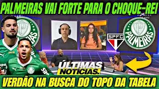 🔥 PALMEIRAS VAI COM FOR&Ccedil;A M&Aacute;XIMA PARA O CHOQUE-REI! 💪 Verd&atilde;o mira a lideran&ccedil;a do Brasileir&atilde;o