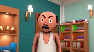 LOCKDOWN DOBARA | HMPV | Funny Comedy Video | Desi Comedy | Cartoon | Cartoon Comedy | The Animo Fun