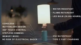 Top Cordless led touch lamp | Cordless Lamp | Portable led lamp | Led Lamp | Cuppa