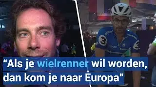 Amerikaanse wielrenner woont in tuin Laurens ten Dam