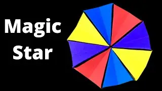 How To Make a Paper Magic Star - Origami MAGIC STAR - A Very Relaxing Paper Toy!