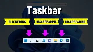 Как исправить мерцание, мигание и бликование панели задач (Windows 10/11)