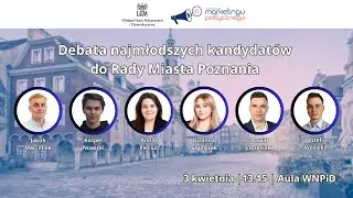 Debata najmłodszych kandydatów do Rady Miasta Poznania