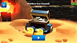Hidden Car Found!! - Mutiny - on Volcano Map | Crash of Cars