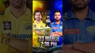March 23 the famous Mach of csk and mi#mi# csk #ipl #cricket