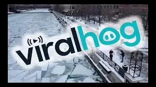 City Frozen by Polar Vortex || ViralHog