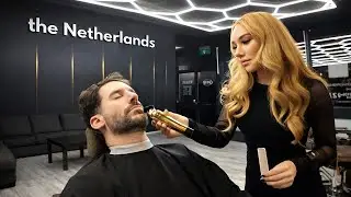 💈🇳🇱 Dutch Lady Barber Is Focused! (ASMR)