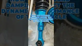 How the rebound damping affect the dynamic performance of the vehicle?#offroad #shockabsorber