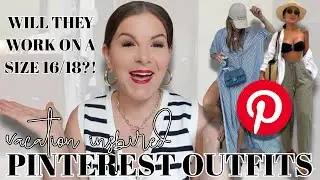 *MUST SEE* Recreating Pinterest Looks | Midsize/Plus Size Vacation Outfits | Summer Outfit Ideas