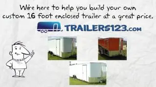 16 Foot Enclosed Trailers for Sale Near Me - See  16 Foot Enclosed Trailers Here!
