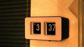 Flip Digit Clock Time Lapse 12h