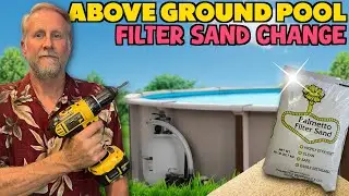 How To Change Sand In Your Above Ground Pool Filter!