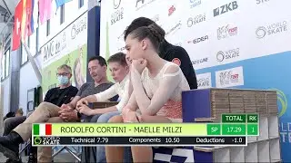 AWC22 - Rodolfo Cortini & Maelle Milzi - Pairs: Short Program Cadets & Youth (20.05.2022)