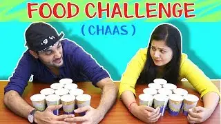 Chaas Challenge Ft. Akshita & Karan | Buttermilk Challenge | Mega Bites