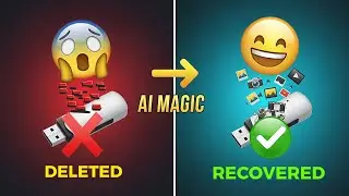Delete everything? 🤯 How to get data back from formatted pen drive | Best AI Recovery Software 2025