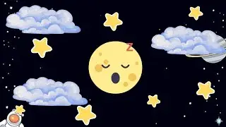 Soothing Night Sensory 🌙 Moon & Stars with Gentle Rain | Sleep Sounds for Babies