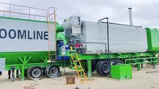 60tph Super Mobile Drum Mix Asphalt Plant: A Game-Changer at Customer Site​