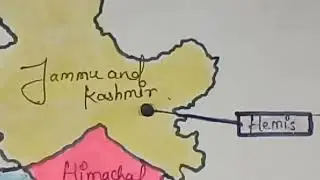 national park in india map 💖🌼🌸 art by Supriya