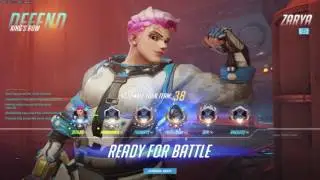 King's Row Zarya 25 killstreak - 4500 SR