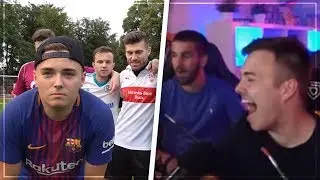 Benji REAGIERT auf ''CREW FUSSBALL CHALLENGES'' | Team Benji