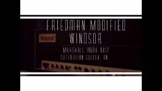 Friedman Amplification | Modified Peavey Windsor Demo | Metal