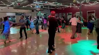 Starlite Ballroom Sunday night dance party. 2 step dance, 星光閃閃 星期天晚上舞會