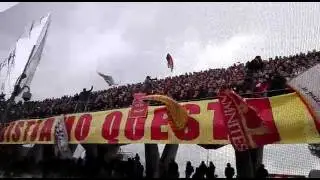 Benevento - Casertana: Il tifo della curva sud