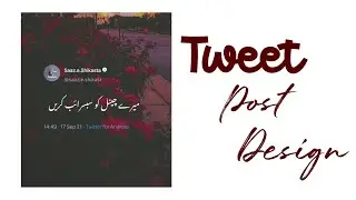 Edit Tweets to Instagram | Change Tweet Backgrounds | Instagram tweet post design | Hindi | Urdu