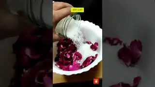 Rose Gulkand #rose #gulkand #youtubeshorts #recipe #video #organic #pure  #shorts #youtube #viral