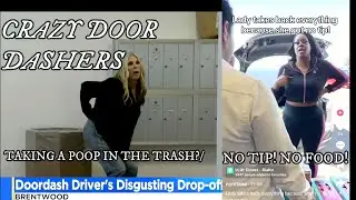 Door Dashers Out Of Control!!  Caught On Camera!