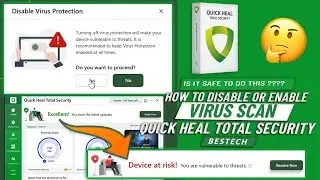How to Disable Virus Scan in Quick Heal Total security | How to Turn Off Virus Scan | Bestech