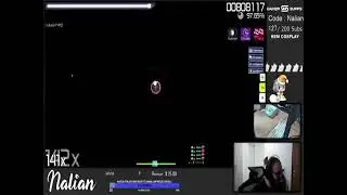 Reacting to badeu INSANE osu! 1289PP Highest PP Score (nalian reupload)