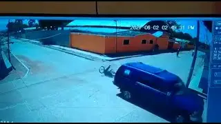 Guarura de alcalde con licencia de El Parral Chiapas atropella a ciclista y huye