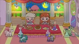 Jibi Land : Princess Castle - Prince and princess party with them horse