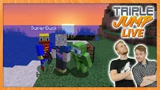 BUILDING ON SELF-ISOLATION ISLAND - Minecraft [1] | TripleJump Live