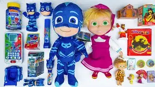43 Minutes Satisfying with Unboxing PJ Masks & Masha Candy Toys Collection ASMR 💙🍡