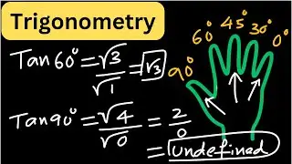 Easiest Way to Learn Trigonometry! 🔥 Left-Hand Trick Explained! 🧠✅
